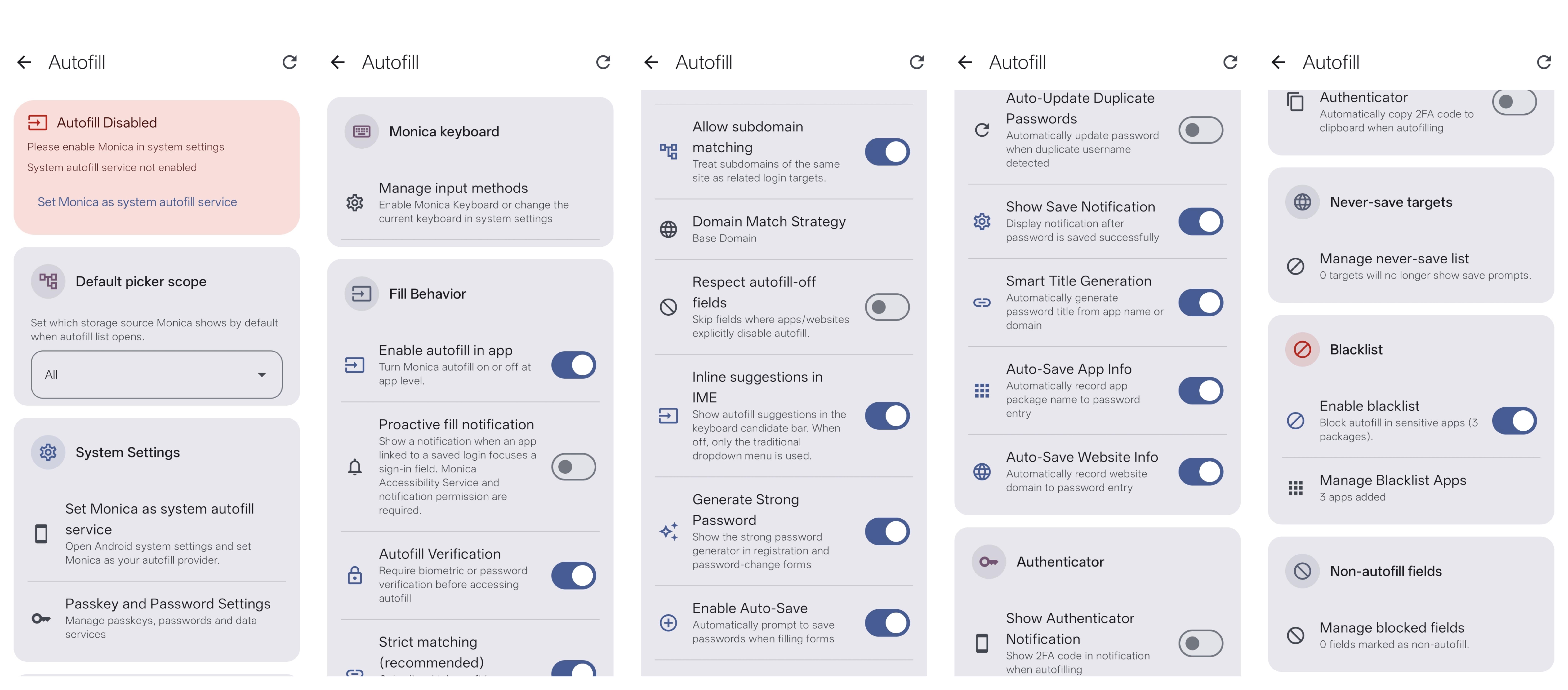 Common Info & Categories